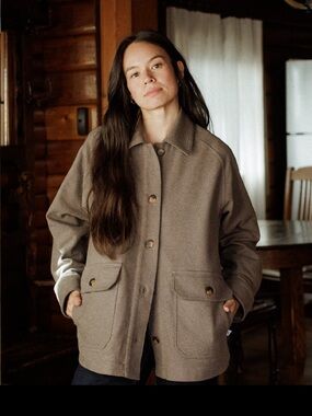 ANIAN Cortage Coat - brown - size small